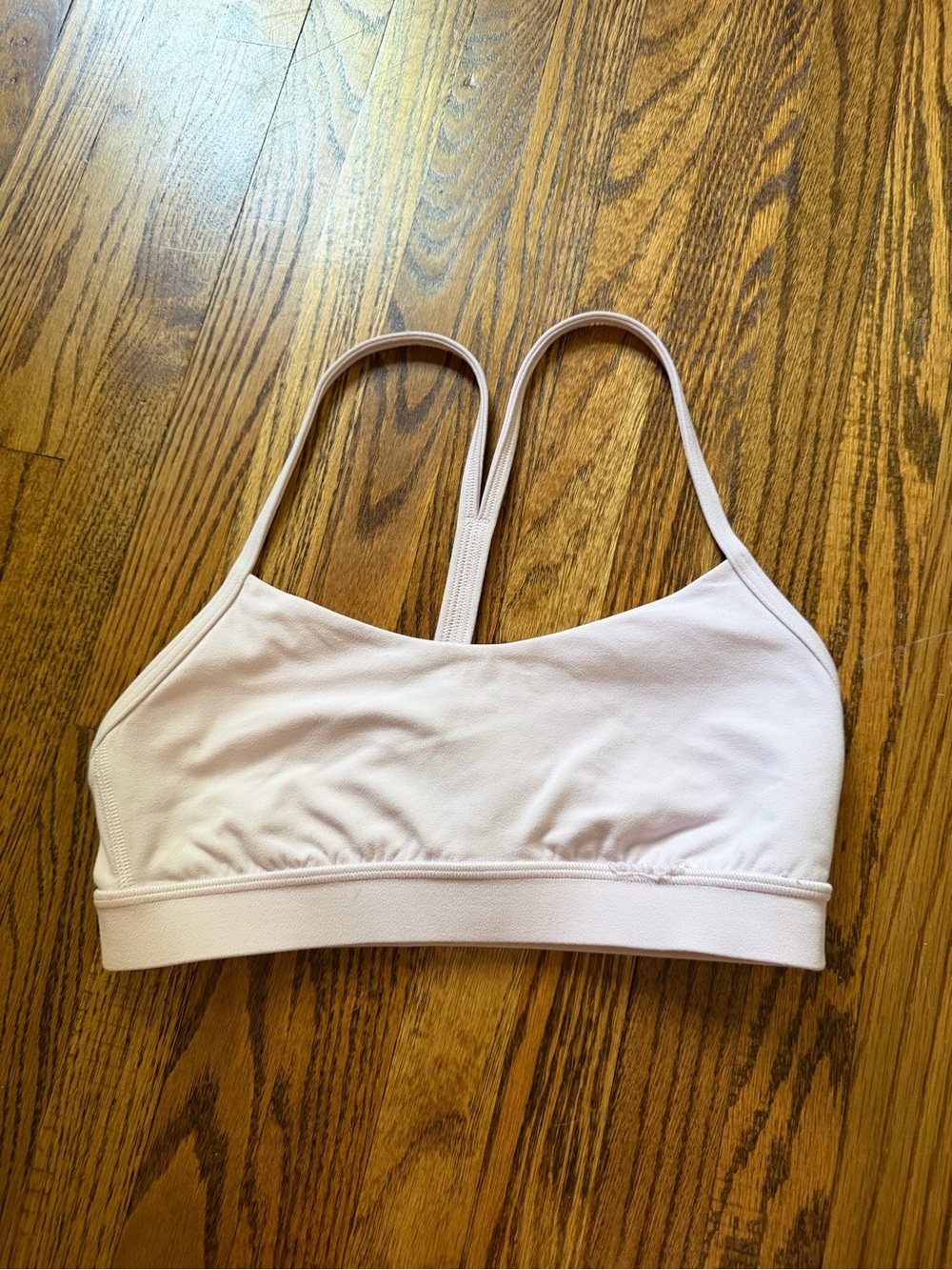 lululemon athletica Light Pink Strappy Sports Bra